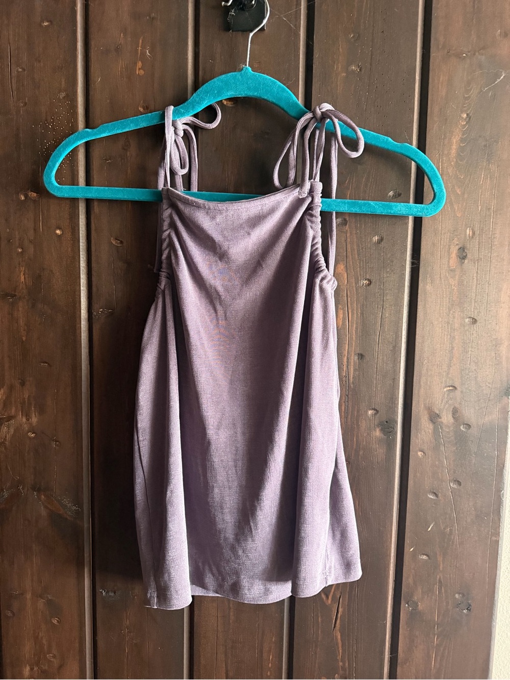 MOTEL Lavender Tie-Shoulder Tank Top